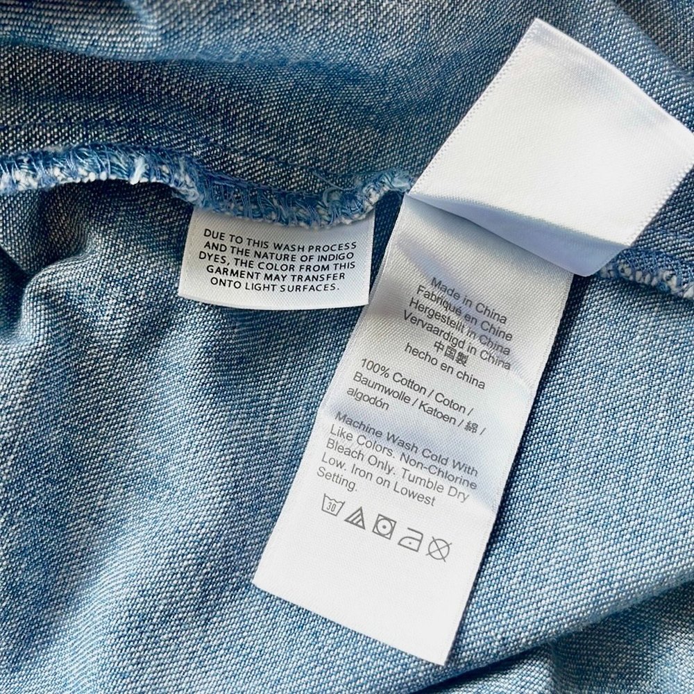 J Crew Denim Shirtdress With Tie belt - Picture 16 of 16